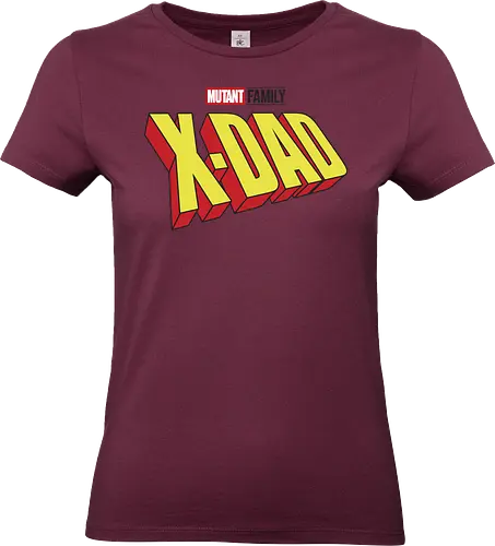 Mutant X-Dad - dad, daddy, family, father, fathers day, fathers day gift ideas, gift for dad, comic, matching family, mutant pride, x men, x men mutant, cartoons, family squad, animation - Standard T-Shirt (Frauen)