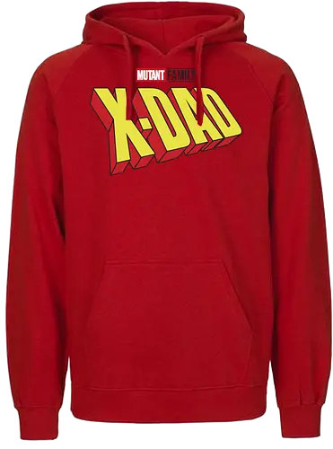Mutant X-Dad - dad, daddy, family, father, fathers day, fathers day gift ideas, gift for dad, comic, matching family, mutant pride, x men, x men mutant, cartoons, family squad, animation - Fairtrade Hoodie