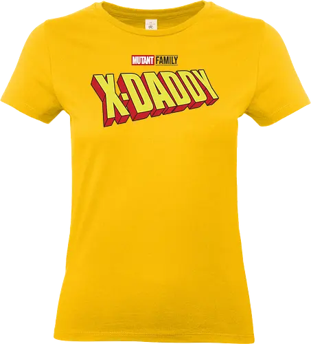 Mutant X-Daddy - dad, daddy, family, father, fathers day, fathers day gift ideas, gift for dad, comic, matching family, mutant pride, x men, x men mutant, cartoons, family squad, animation - Standard T-Shirt (Frauen)