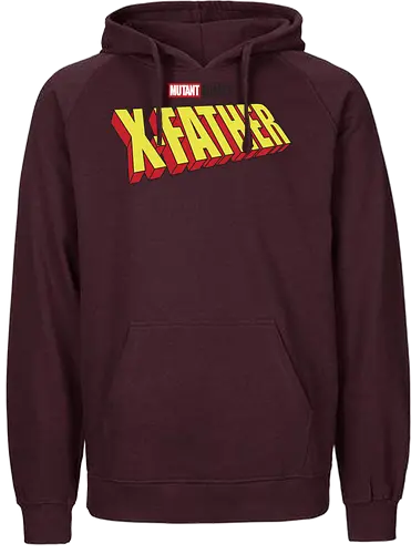 Mutant X-Father - dad, daddy, family, father, fathers day, fathers day gift ideas, gift for dad, comic, matching family, mutant pride, x men, x men mutant, cartoons, family squad, animation - Fairtrade Hoodie