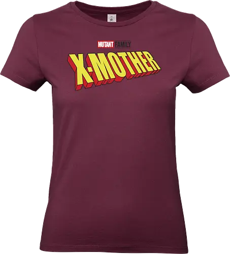Mutant X-Mother - mom, mommy, family, mother, mothers day, mothers day gift ideas, gift for mom, comic, matching family, mutant pride, x men, x men mutant, cartoons, family squad, animation - Standard T-Shirt (Frauen)
