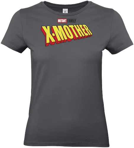 Mutant X-Mother - mom, mommy, family, mother, mothers day, mothers day gift ideas, gift for mom, comic, matching family, mutant pride, x men, x men mutant, cartoons, family squad, animation - Standard T-Shirt (Frauen)