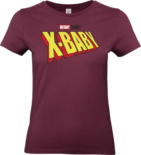 Mutant X-Baby - mom, mommy, family, mothers day, dad, daddy, fathers day gift ideas, gift for baby, comic, matching family, mutant pride, x men, x men mutant, cartoons, family squad, animation - Standard T-Shirt (Frauen)