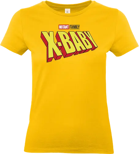 Mutant X-Baby - mom, mommy, family, mothers day, dad, daddy, fathers day gift ideas, gift for baby, comic, matching family, mutant pride, x men, x men mutant, cartoons, family squad, animation - Standard T-Shirt (Frauen)