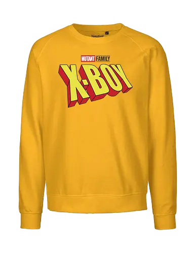 Mutant X-Boy - mom, mommy, family, mothers day, dad, daddy, fathers day gift ideas, gift for son, comic, matching family, mutant pride, x men, x men mutant, cartoons, family squad, animation - Fairtrade Sweatshirt
