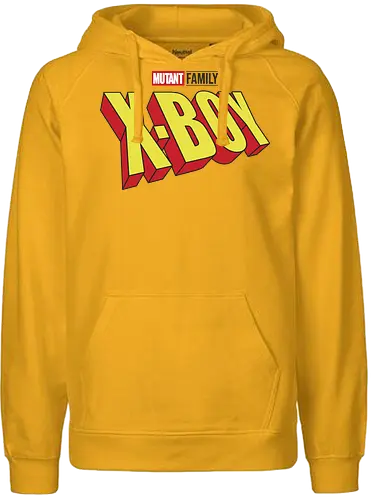 Mutant X-Boy - mom, mommy, family, mothers day, dad, daddy, fathers day gift ideas, gift for son, comic, matching family, mutant pride, x men, x men mutant, cartoons, family squad, animation - Fairtrade Hoodie