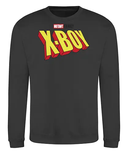 Mutant X-Boy - mom, mommy, family, mothers day, dad, daddy, fathers day gift ideas, gift for son, comic, matching family, mutant pride, x men, x men mutant, cartoons, family squad, animation - Sweatshirt