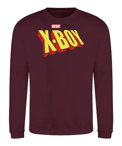 Mutant X-Boy - mom, mommy, family, mothers day, dad, daddy, fathers day gift ideas, gift for son, comic, matching family, mutant pride, x men, x men mutant, cartoons, family squad, animation - Sweatshirt