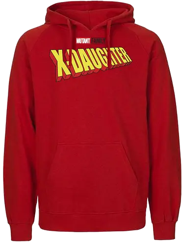 Mutant X-Daughter - mom, mommy, family, mothers day, dad, daddy, fathers day gift ideas, gift for daughter, comic, matching family, mutant pride, x men, x men mutant, cartoons, family squad, animation - Fairtrade Hoodie