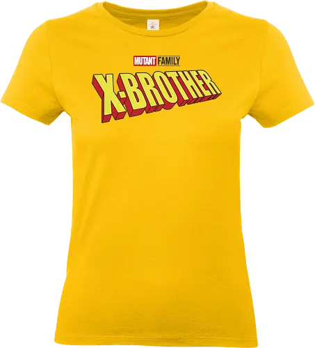 Mutant X-Brother - mom, mommy, family, mothers day, dad, daddy, fathers day gift ideas, gift for brother, comic, matching family, mutant pride, x men, x men mutant, cartoons, family squad, animation - Standard T-Shirt (Frauen)