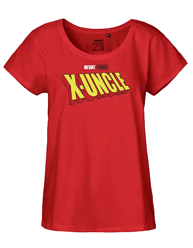 Mutant X-Uncle - dad, daddy, family, father, fathers day, fathers day gift ideas, gift for uncle, comic, matching family, mutant pride, x men, x men mutant, cartoons, family squad, animation - Fairtrade Girl Shirt