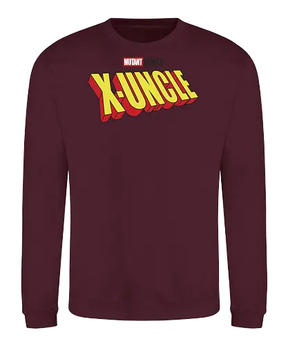 Mutant X-Uncle - dad, daddy, family, father, fathers day, fathers day gift ideas, gift for uncle, comic, matching family, mutant pride, x men, x men mutant, cartoons, family squad, animation - Sweatshirt