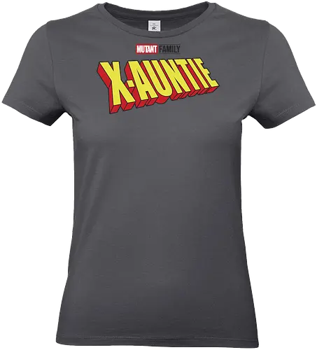 Mutant X-Auntie - mom, mommy, family, mother, mothers day, mothers day gift ideas, gift for auntie, comic, matching family, mutant pride, x men, x men mutant, cartoons, family squad, animation - Standard T-Shirt (Frauen)
