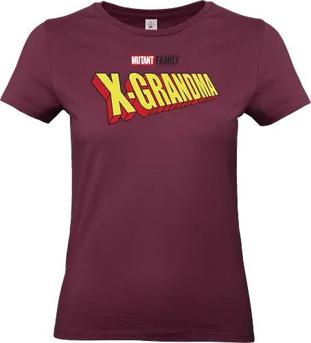 Mutant X-Grandma - mom, mommy, family, mother, mothers day, mothers day gift ideas, gift for grandmother, comic, matching family, mutant pride, x men, x men mutant, cartoons, family squad, animation - Standard T-Shirt (Frauen)