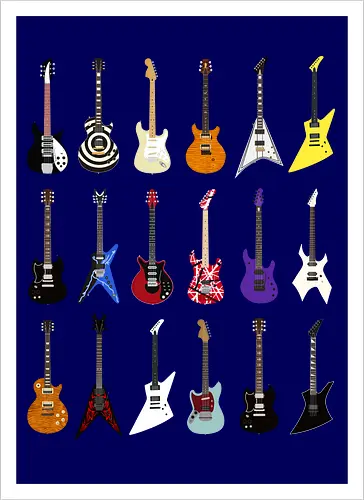 Riffs that Rocked the World - Iconic Guitars from Rock and Metal Legends
