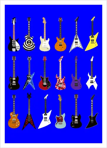 Riffs that Rocked the World - Iconic Guitars from Rock and Metal Legends