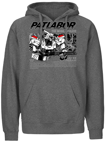 police robot  - police, mechanics, robot, warrior, knight, patlabor, classic, vintage - Fairtrade Hoodie