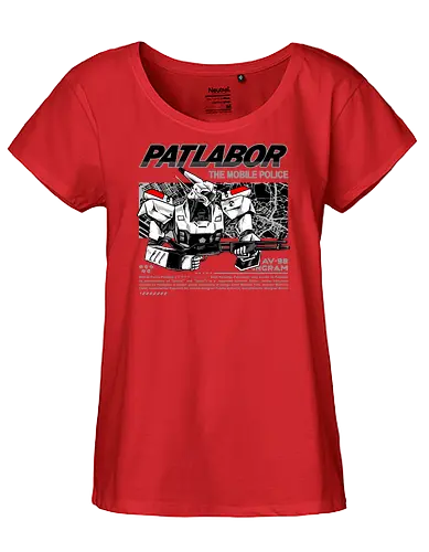 police robot  - police, mechanics, robot, warrior, knight, patlabor, classic, vintage - Fairtrade Girl Shirt