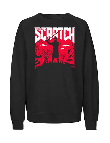 Tis but a scratch doom - Doom, holy grail, killer rabbit, King Arthur, knights ni, funny - Fairtrade Sweatshirt