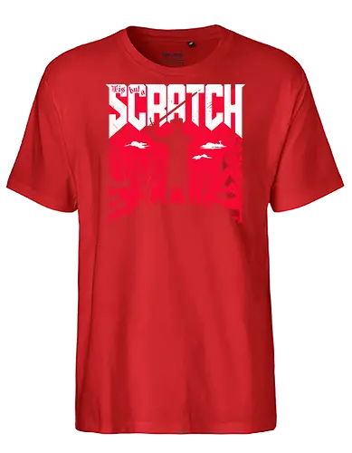 Tis but a scratch doom - Doom, holy grail, killer rabbit, King Arthur, knights ni, funny - Fairtrade T-Shirt