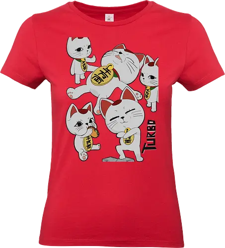 Turbo Granny - dandadan, anime, turbogranny, cat, turbo granny, funny - Standard T-Shirt (Frauen)