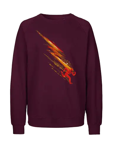 Flashy - super hero, comics, movies, scifi, pop culture - Fairtrade Sweatshirt