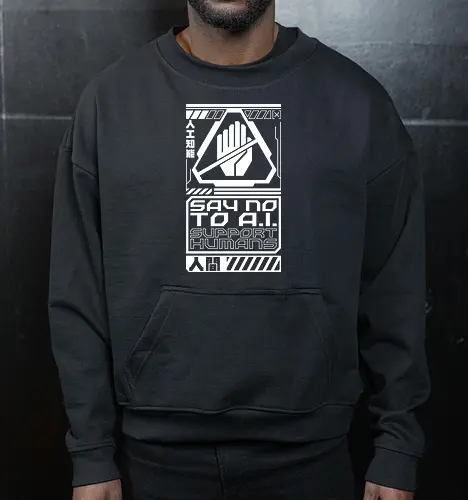 Say No To AI Cyberpunk