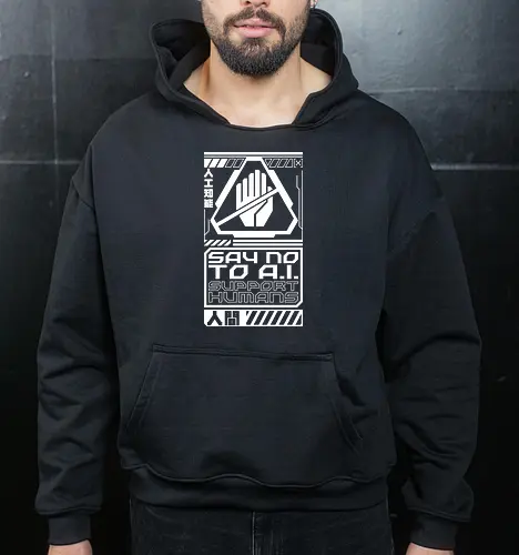 Say No To AI Cyberpunk