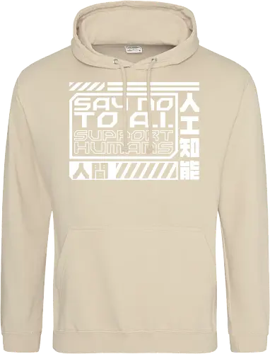 Say No To AI Cyberpunk Quote