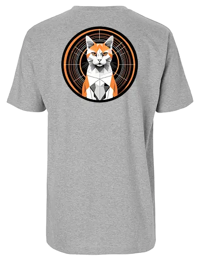 Logo Backside - Twitch, Streamer, Katze, Smilow - Fairtrade T-Shirt
