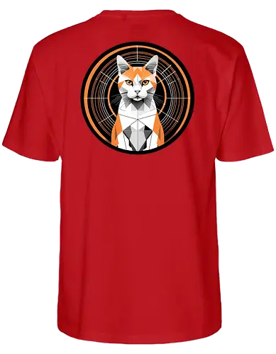 Logo Backside - Twitch, Streamer, Katze, Smilow - Fairtrade T-Shirt