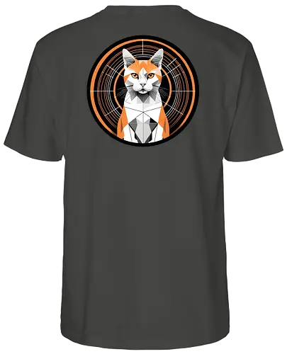 Logo Backside - Twitch, Streamer, Katze, Smilow - Fairtrade T-Shirt
