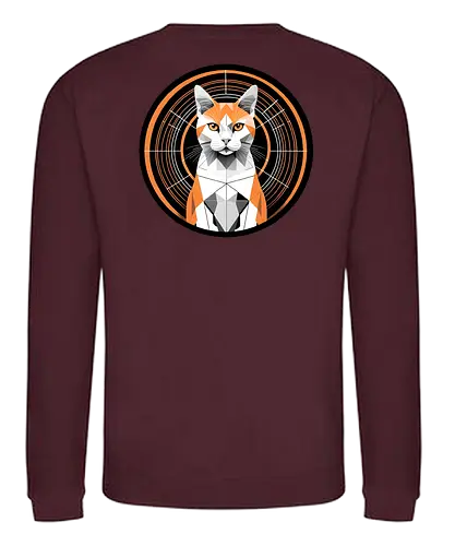 Logo Backside - Twitch, Streamer, Katze, Smilow - Sweatshirt