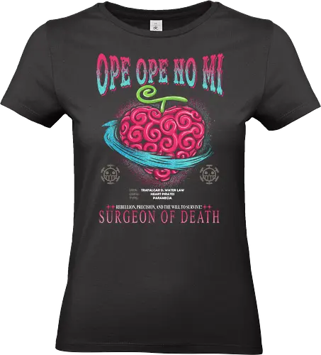 Ope Ope No Mi Trafalgar Devil Fruit - tafalgar law, pirate, Pirate, anime, pirates, manga - Standard T-Shirt (Frauen)