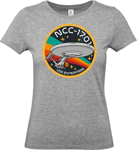 Enterprise NCC1701 - Space, spock, retro, galaxy, stars, space, enterprise, movies - Standard T-Shirt (Frauen)