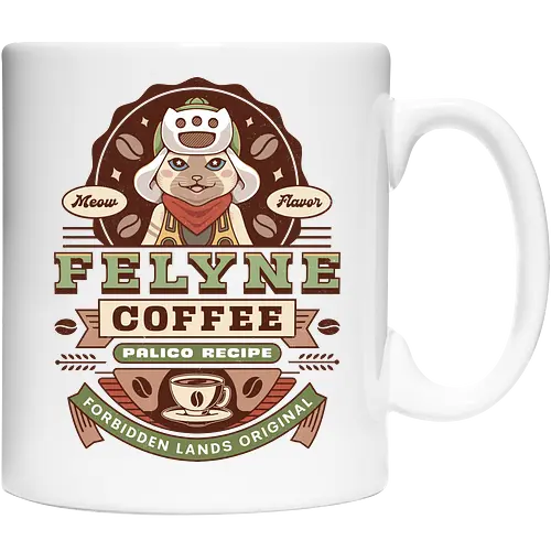 Felyne Palico Coffee Vintage