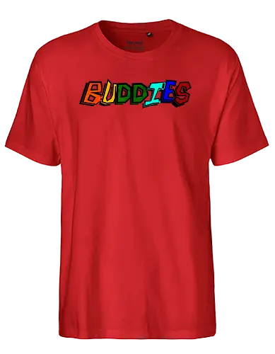 2EpicBuddies - Colored Logo Big - youtube, youtuber, merchandise, twoepic, 2epic, buddies, haubna, beni - Fairtrade T-Shirt