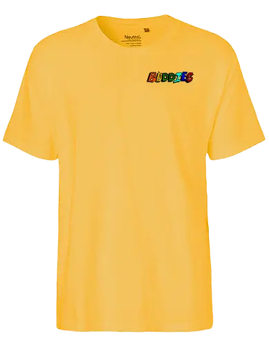 2EpicBuddies - Colored Logo Small - youtube, youtuber, merchandise, twoepic, 2epic, buddies, haubna, beni - Fairtrade T-Shirt