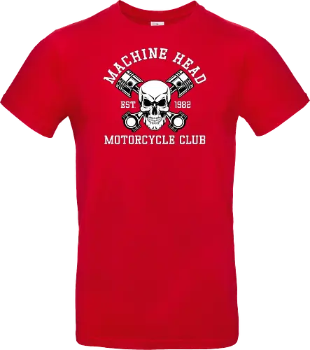 Machine Head Motorcycle Club Retro Art