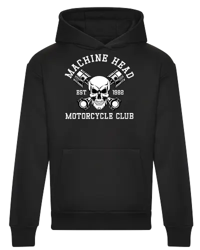 Machine Head Motorcycle Club Retro Art