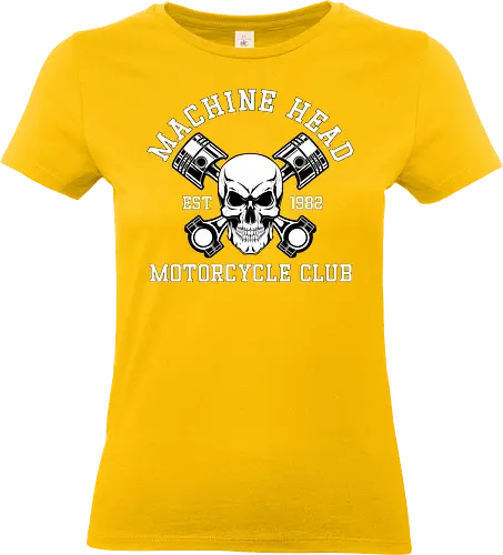 Machine Head Motorcycle Club Retro Art - mashup, motorcycle, funny quote, mashup, funny, funny pop, funnytee, gaming, geek, humor, joke, meme, memes, nerd, parody, television, vintage - Standard T-Shirt (Frauen)