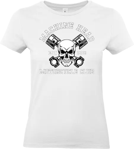Machine Head Motorcycle Club Retro Art - mashup, motorcycle, funny quote, mashup, funny, funny pop, funnytee, gaming, geek, humor, joke, meme, memes, nerd, parody, television, vintage - Standard T-Shirt (Frauen)