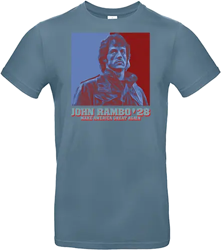 Make Vote Great Again '28 Pop Art - rambo, elections, movie, cinema, funny quote, mashup, funny, funny pop, funnytee, gaming, geek, humor, joke, meme, memes, nerd, parody, television, vintage - Standard T-Shirt