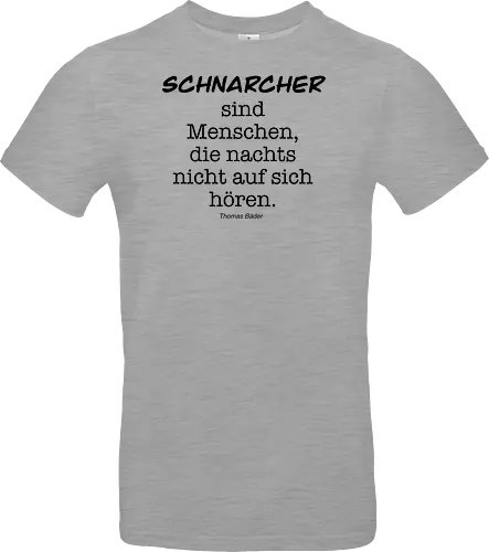 Schnarcher sind Menschen, die nachts nicht auf sich hören.