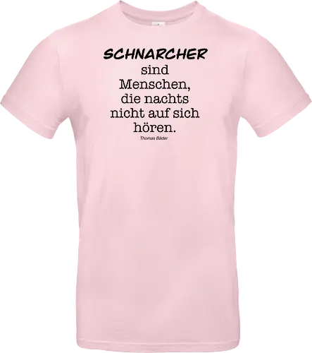 Schnarcher sind Menschen, die nachts nicht auf sich hören.