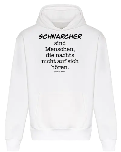 Schnarcher sind Menschen, die nachts nicht auf sich hören.