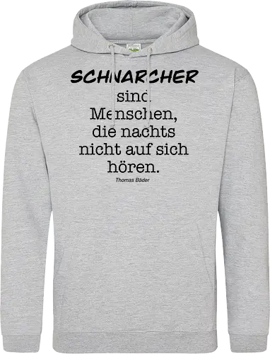 Schnarcher sind Menschen, die nachts nicht auf sich hören.