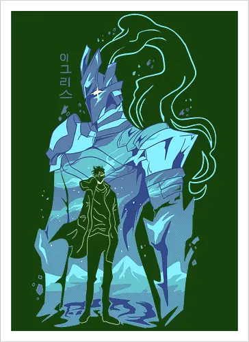 The shadow igris - solo leveling - Kunstdruck