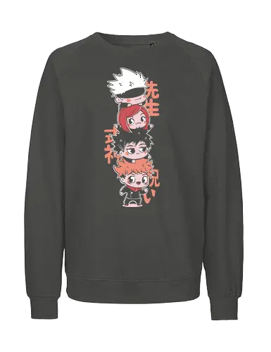 Jutsu friends - Jujutsu, kaisen, anime, sukuna - Fairtrade Sweatshirt