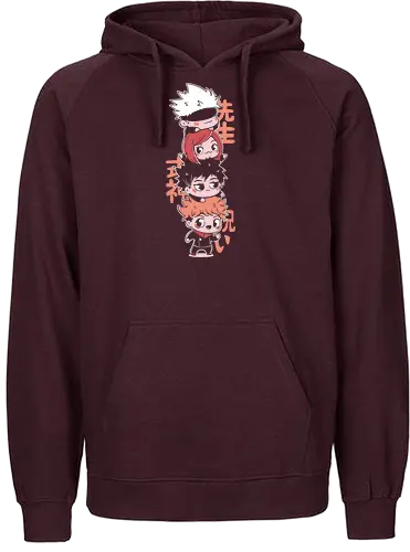 Jutsu friends - Jujutsu, kaisen, anime, sukuna - Fairtrade Hoodie